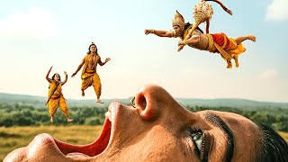 कैसे हनुमान जी ने बचाया राक्षशी के मुँह में जाने से राम और लक्ष्मण को  || संकटमोचन महाबली हनुमान ||