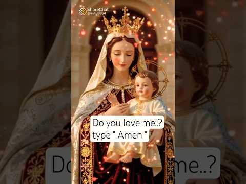 If u love her,Type " Amen" in Comment Box.! 🙏🪽🤍🍃#jesus#lord mary#christianity#shorts#Pls Subscribe💗#