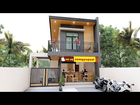 SMALL HOUSE DESIGN | 4X9 METERS | 2 BEDROOM