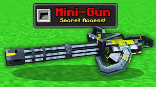 I Secretly Used MINIGUNS in Minecraft Bedwars..