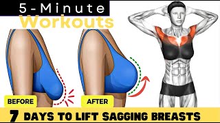 LIFT SAGGING BREASTS in 1 Week ✔ Do These 7 EASY BREASTS EXERCISES for 1 Week