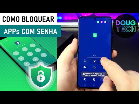 Como Colocar SENHA em APLICATIVOS no Samsung Galaxy