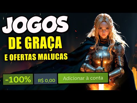 CORRE! Jogos de GRAÇA pra PC e Jogos GRANDES chegando a R$2,00!