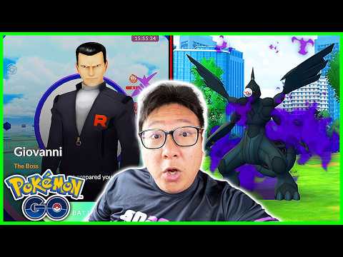 I Caught Shadow Zekrom From Giovanni in Pokemon GO