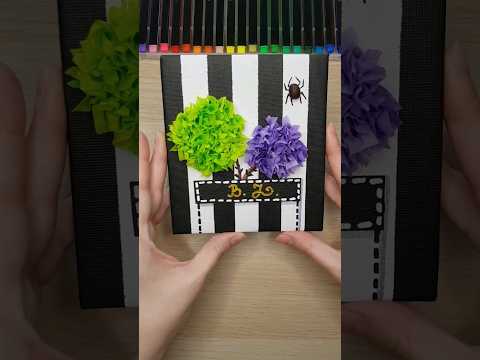 🖤💚Beetlejuice Textured #art Cute&Easy Halloween gift/decor #painting #shorts