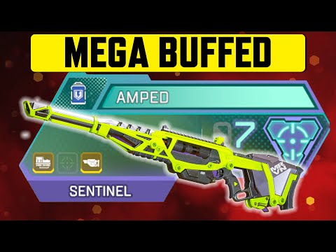 Testing The NEW Buffed Sentinel Behind Rampart Walls - Apex Legends