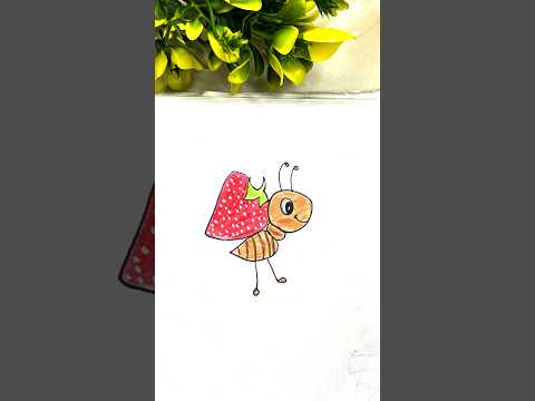 easy kids drawing 🐜 #viralvideo #funny #comedy #fun #trending #drawing #relatable #art#ytshorts #yt