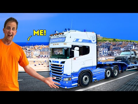 TAKING A TRUCK TO THE BEACH FOR FISH & CHIPS | PT2 | #truckertim