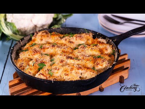 Cauliflower Gratin - Easy Recipe for a Healthy Low-Carb Side Dish