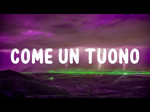 Rose Villain - COME UN TUONO feat. Guè (Testo/Lyrics) | Sanremo 2024