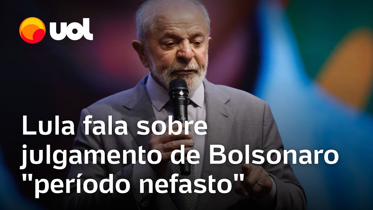Lula fala do julgamento Pessoas começam a perceber que vivemos período nefasto da história