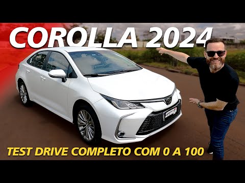 TOYOTA COROLLA 2024 - Test Drive Completo Com 0 a 100