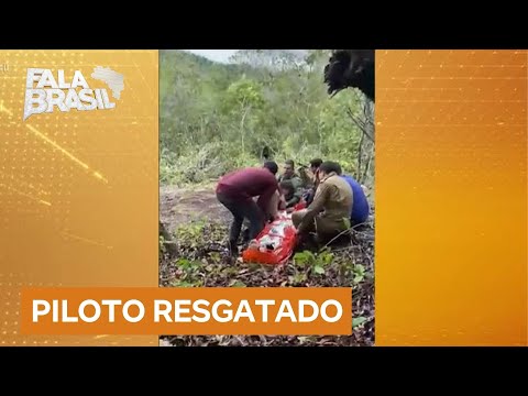 Piloto de avião agrícola é resgatado após queda em Mato Grosso; veja vídeo