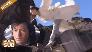 电影｜⚔️美女被众高手围攻竟丝毫不落下风！谁料对面竟然耍阴招，小伙看不下去了一招毙敌 #kungfu #MMA