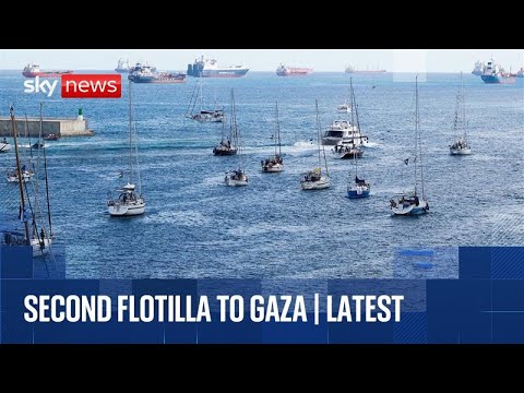 Gaza aid flotilla | Israeli news conference after 'drone attack'