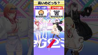 リッチクイズ！ コアラ🐨とライオン🦁の餌代高いのどっち〜？ #ReGLOSS #Vtuber #shorts