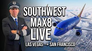 Las Vegas to San Francisco: iFly 737 MAX8 Flight Simulation