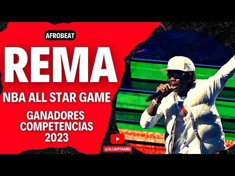 Rema en el NBA All Star game 2023 y sus ganadores del evento en el fin de semana