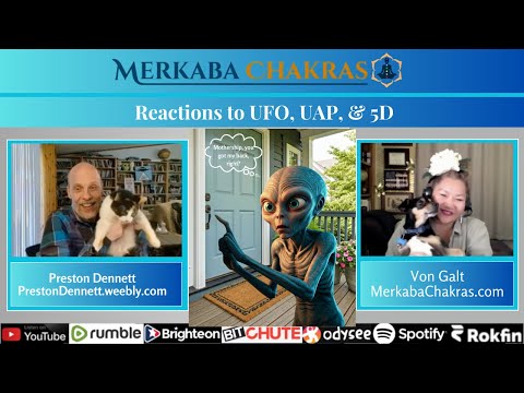 Reactions to UFO, UAP, & 5D w/Preston Dennett: Merkaba Chakras Podcast #116