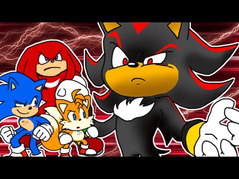 Shadow VS. Sonic's Colorful Bunch - Sonic Movie 3 Trailer Parody Cartoon