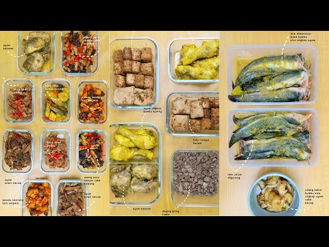 MEAL PREP PART 4, STOK MASAKAN MATANG, MENYIAPKAN MAKANAN SIAP SAJI PRAKTIS-TIPS MEAL PREP RAMADAN