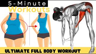 STANDING Full Body Fat Reduce Exercise | Workout at Home to Lose Weight and Belly fat | 5 MINUTES