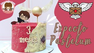 ⚡️Pastel de HARRY POTTER fácil de decorar 🪄 Decoración con oblea 🔮