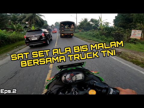 KONVOI BARENG TRUCK TNI ‼️ Healing Ke Sibolangit Naik Kawasaki ZX25R Knalpot Arrow Underbelly