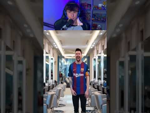 Ronaldo va da Messi il parrucchiere!! #shorts