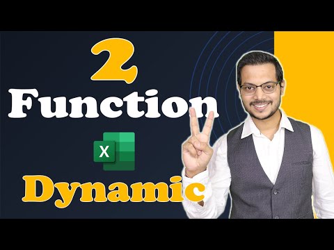 Two Dynamic functions in excel | Excel hidden trick to save time