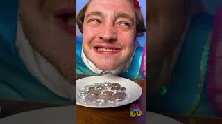 He found some cash inside the dumplings! 🤑🥟 #comedy #shorts