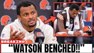 Deshaun Watson BENCHED After Taking ANOTHER Shot at Browns Fans - Now He’s Making EXCUSES!