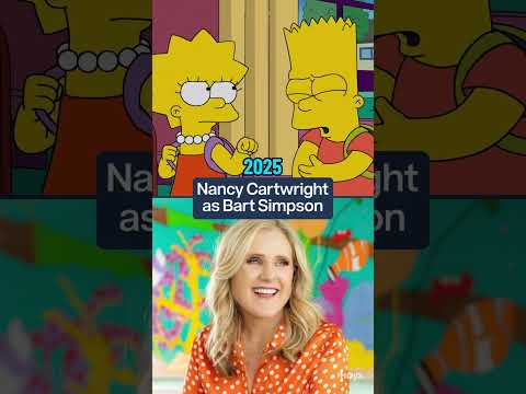 The Simpsons Voices Then vs Now