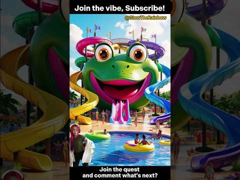 🥰 Which Frog Slide is better? This vs. After Transformation 🥰 #shorts #frog #viralshorts