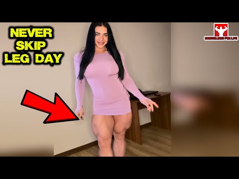 SHE GOT THE SECRET TO HAVE BIG LEGS - NEVER SKIP LEG DAY - USHAKOVA VIKTORIA