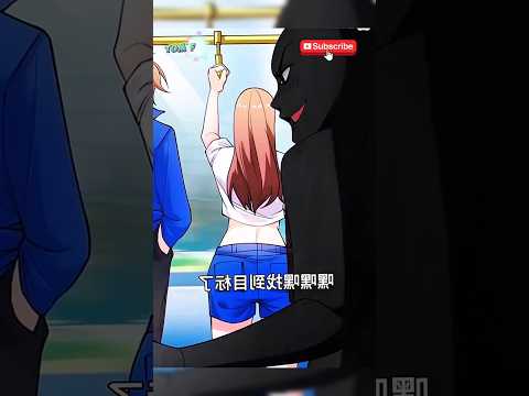 chuyến xe bus đáng sợ của cô gái #shorts #anime #hoathinh #haihuoc