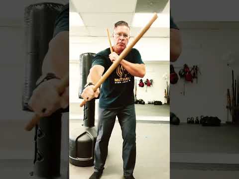 Fighting with short sticks for self defense #shorts