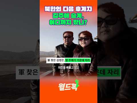 북한의 다음 후계자 <strong>김주애</strong> 승계, 어디까지 왔나? #월드꽉 #콘제