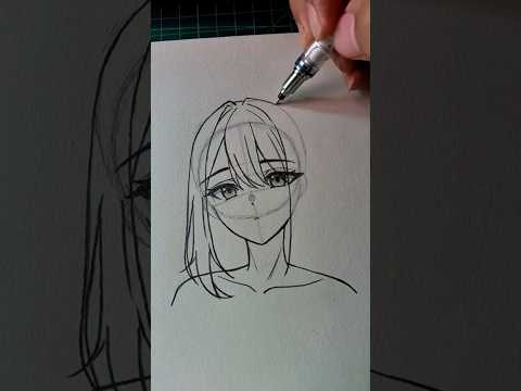 How to Draw Anime Hair #drawing #howtodraw #anime #manga #drawingtutorial #easydrawing