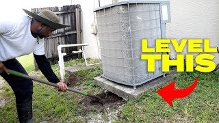 How to fix slanted concrete slab in minutes with this TIP