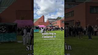 Studying in Finland without trending audio 🌟