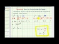 Perfect Square Trinomials and Completing the Square