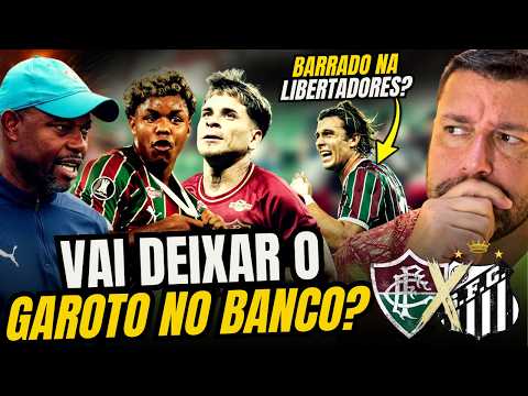 Fluminense enfrenta Santos com mudanças na escalação e pressão por vitória no Campeonato Brasileiro