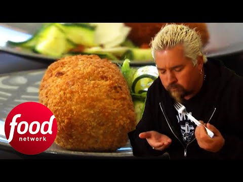 Guy Makes A Cuban-Inspired Mouth-Watering Chicken Kiev | Guy's Big Bite
