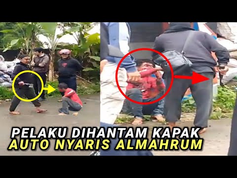 MAMPUSIN !! Maling Terkepung Saat Kabur Auto Langsung Ditebas Oleh Warga