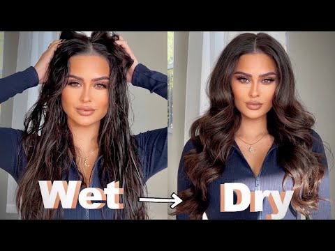 Easy Everyday Wet To Dry Hair Tutorial l Christen Dominique