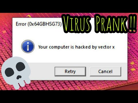 create a worm virus using notepad