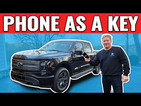 How to set up Phone as a Key in the Ford F-150 Lightning.
