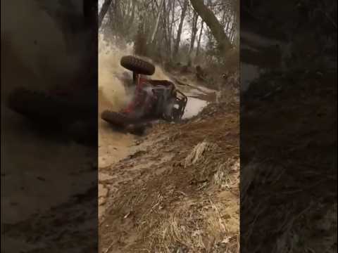 LOL #rollover #crash #funny #offroad #yamaha #russia #girl #nature