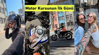 MOTOR KURSUNA YAZILDIM 🏍️ | Eceyle sürpriz alışveriş ✨